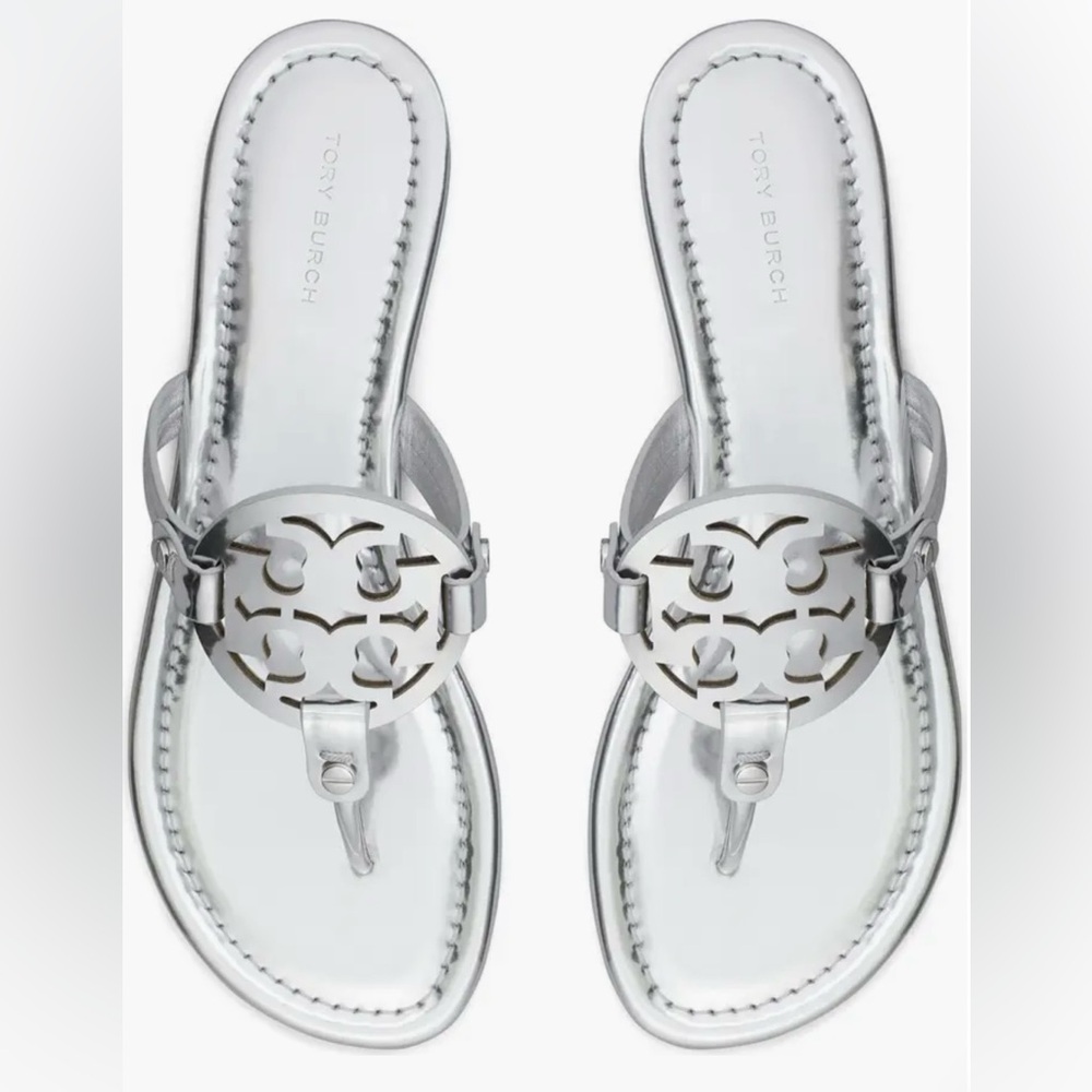 Tory Burch metallic Miller sandal